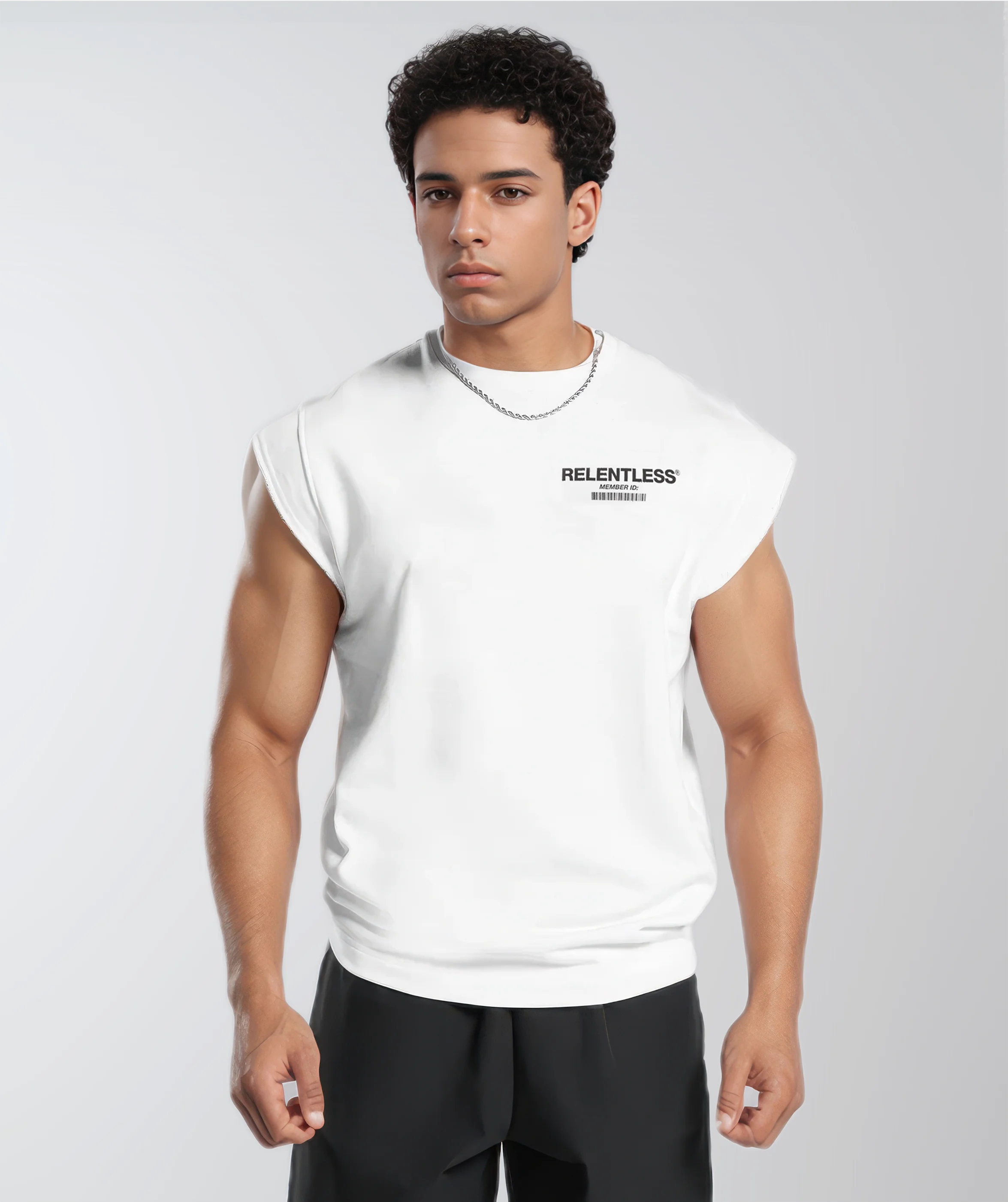 Athletics Club Cut-Off Tank